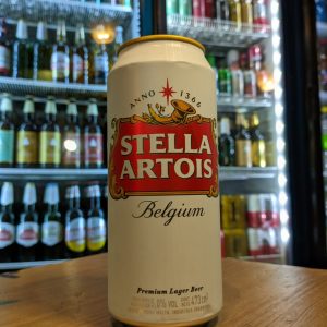 CERVEZA STELLA ARTOIS RUBIA X 473 LATA