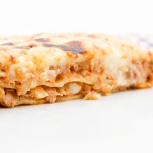 Lasaña de atún