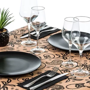 Mantel  Papel Nature Decorado Cachemir 100x100cm