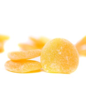 Melocotones de gelatina Mjuka Persikor