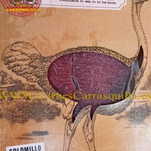 Avestruz,Solomillo, Pack 200 gr
