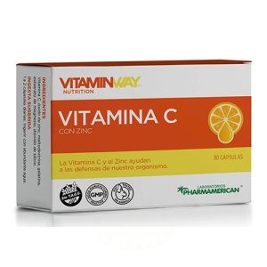 Pharmamerican Vitamina C con Zinc Blister x 10 Cápsulas