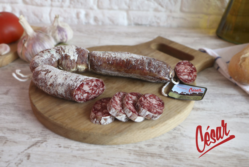 Salchichón casero ibérico