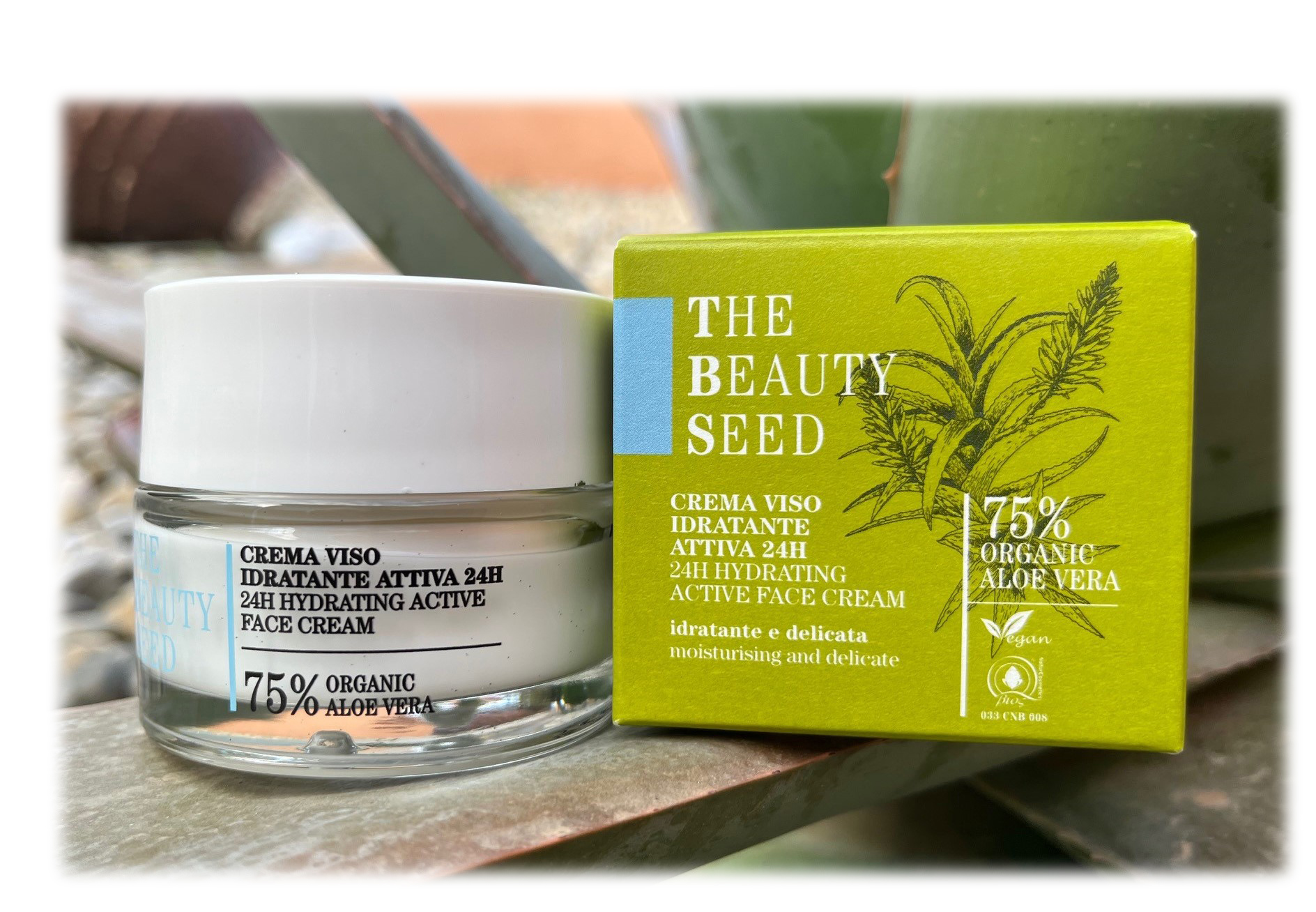 Crema facial hidratante de Aloe Bio.50 ml