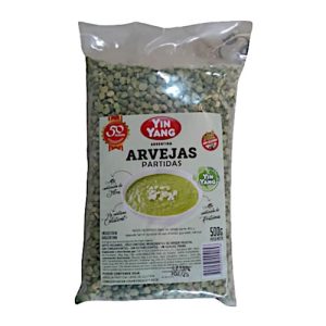 Yin Yang Arvejas Partidas x 500 Grs