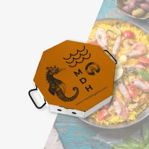 Caja Porta Paella Personalizada