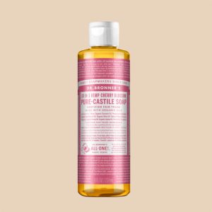 Jabón de castilla 18 en 1. Flor del cerezo – Dr Bronner’s