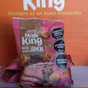 MANI KING CROCANTE CON JAMON X 80 GR