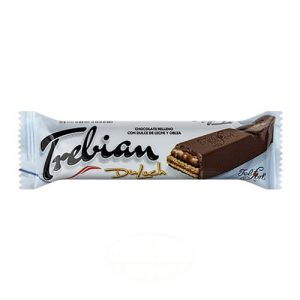 Fefort Trebian Oblea Bañana Rellena con Dulce de Leche x 29 Grs