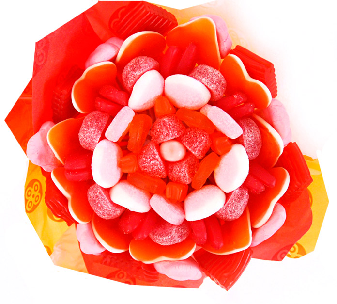 Ramo de chuches para aniversario RÖD FEST - Imagen 3