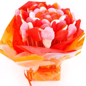 Ramo de chuches para aniversario RÖD FEST