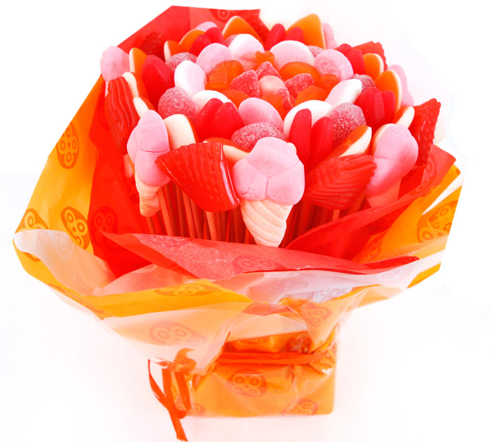 Ramo de chuches para aniversario RÖD FEST - Imagen 2