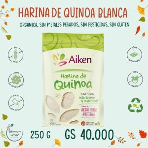Harina de Quinoa Blanca Orgánica