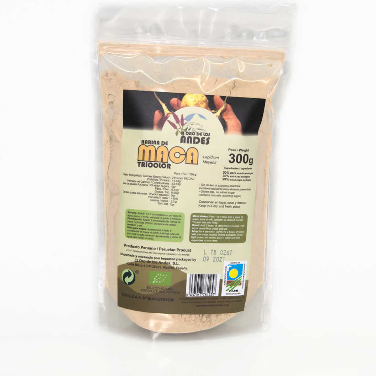 Maca Tricolor 300g.