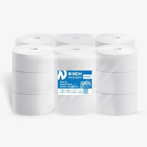 Rollos de papel higiénico industrial pasta laminado