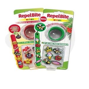 Repel Bite Niños Pulsera Citronela